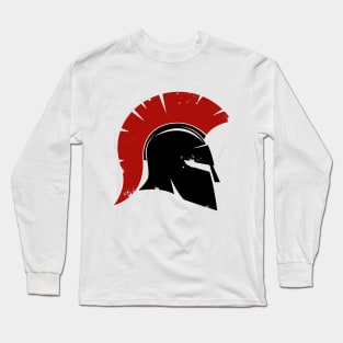 Spartan Greek Corinthian Helmet Long Sleeve T-Shirt